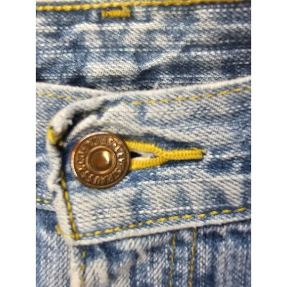 Levi Strauss Men’s‎ 36x32 Faded Distressed Blue Jeans - Picture 6 of 10